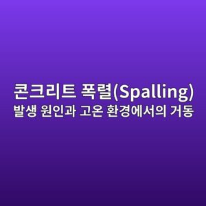 콘크리트 폭렬(Spalling) 발생 원인과 고온 환경에서의 거동 4 ecbd98ed81aceba6aced8ab8 ed8fadeba0acspalling ebb09cec839d ec9b90ec9db8eab3bc eab3a0ec98a8 ed9998eab2bdec9790ec849cec9d98 eab1b0eb8f99 1788595015
