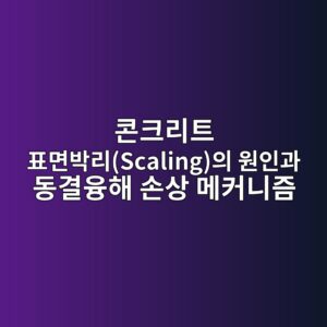콘크리트 표면박리(Scaling)의 원인과 동결융해 손상 메커니즘 5 ecbd98ed81aceba6aced8ab8 ed919ceba9b4ebb095eba6acscalingec9d98 ec9b90ec9db8eab3bc eb8f99eab2b0ec9cb5ed95b4 ec8690ec8381 eba994ecbba4 1788594951